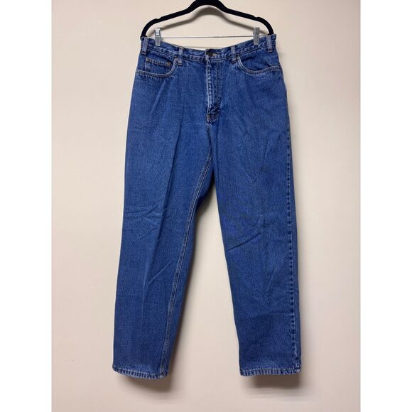 Eddie Bauer Other - VTG - EDDIE BAUER Fleece Lined Jeans, Medium Wash, Zip Fly, Sz 35x32